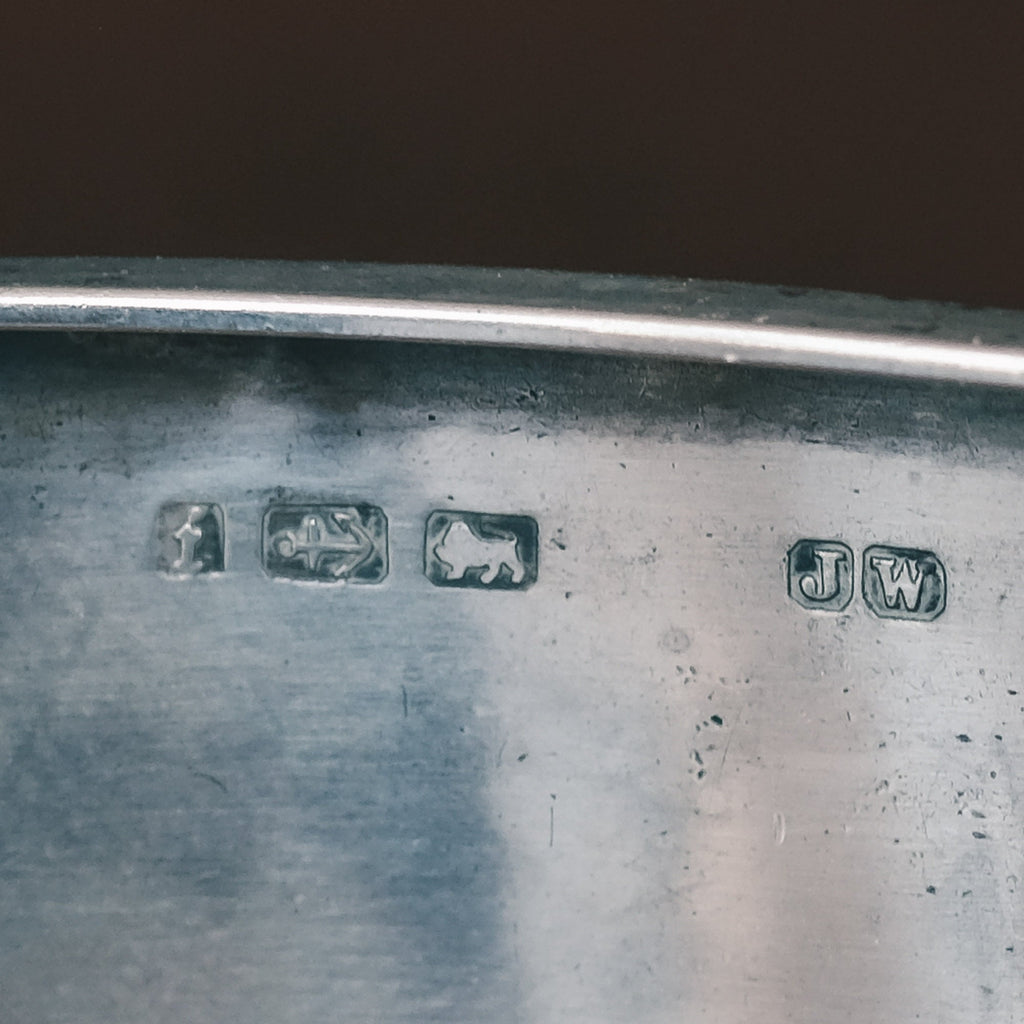 Aesthetic Movement Silver Cuff - Lost Owl Jewelry