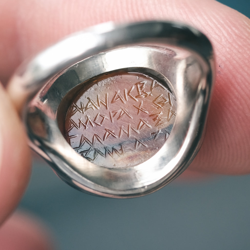 Ancient Magic Amulet Ring - Lost Owl Jewelry