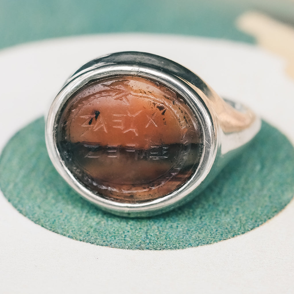 Ancient Magic Amulet Ring - Lost Owl Jewelry