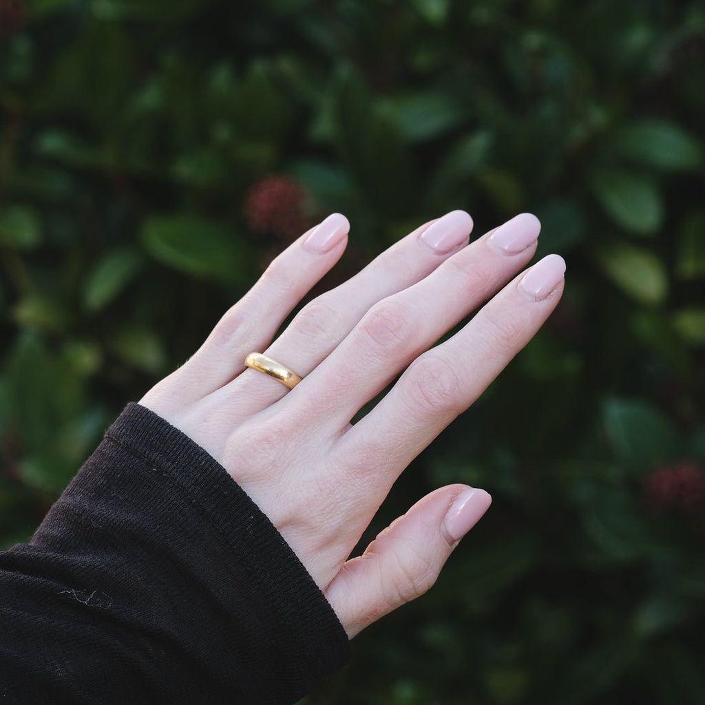 Antique 22ct Gold Band - Lost Owl Jewelry