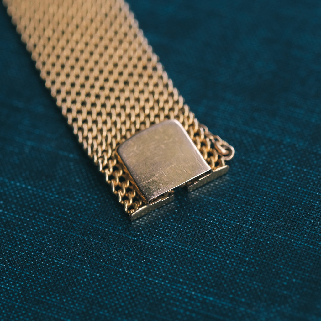 Antique Diamond Mesh Bracelet - Lost Owl Jewelry