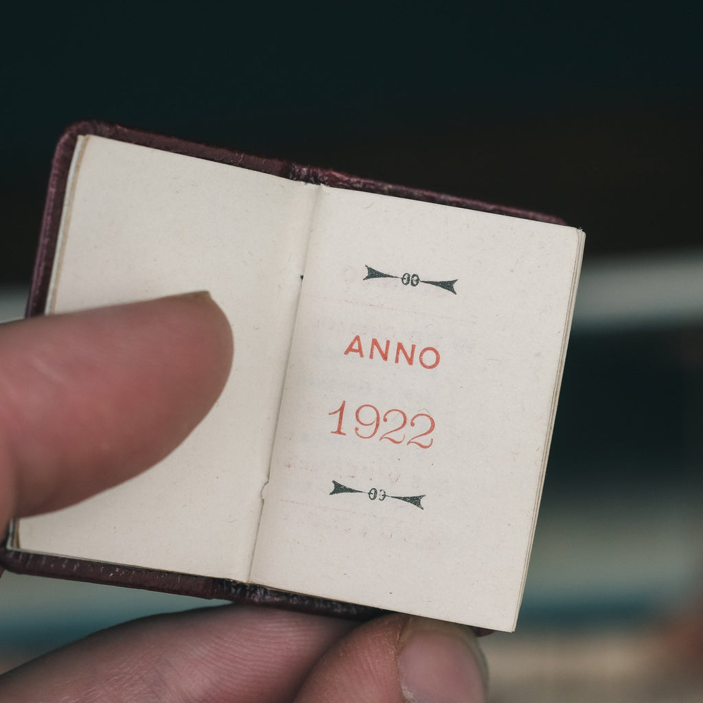 Antique Italian Saints Day Calendar - Lost Owl Jewelry