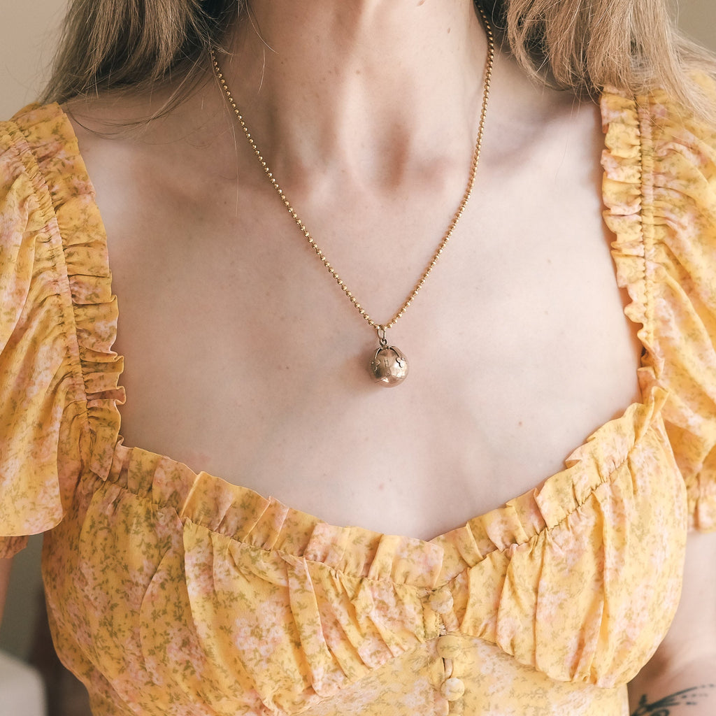 Antique Masonic Ball Fob - Lost Owl Jewelry