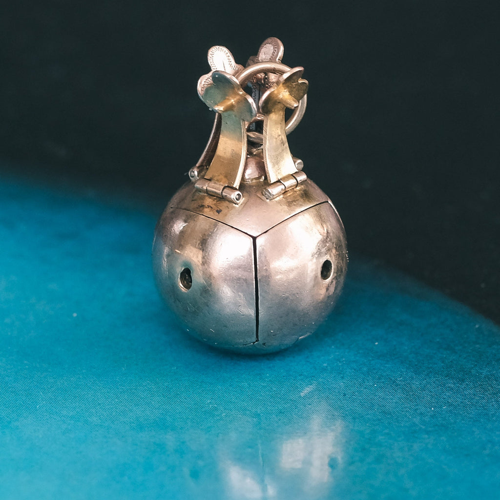 Antique Masonic Ball Fob - Lost Owl Jewelry