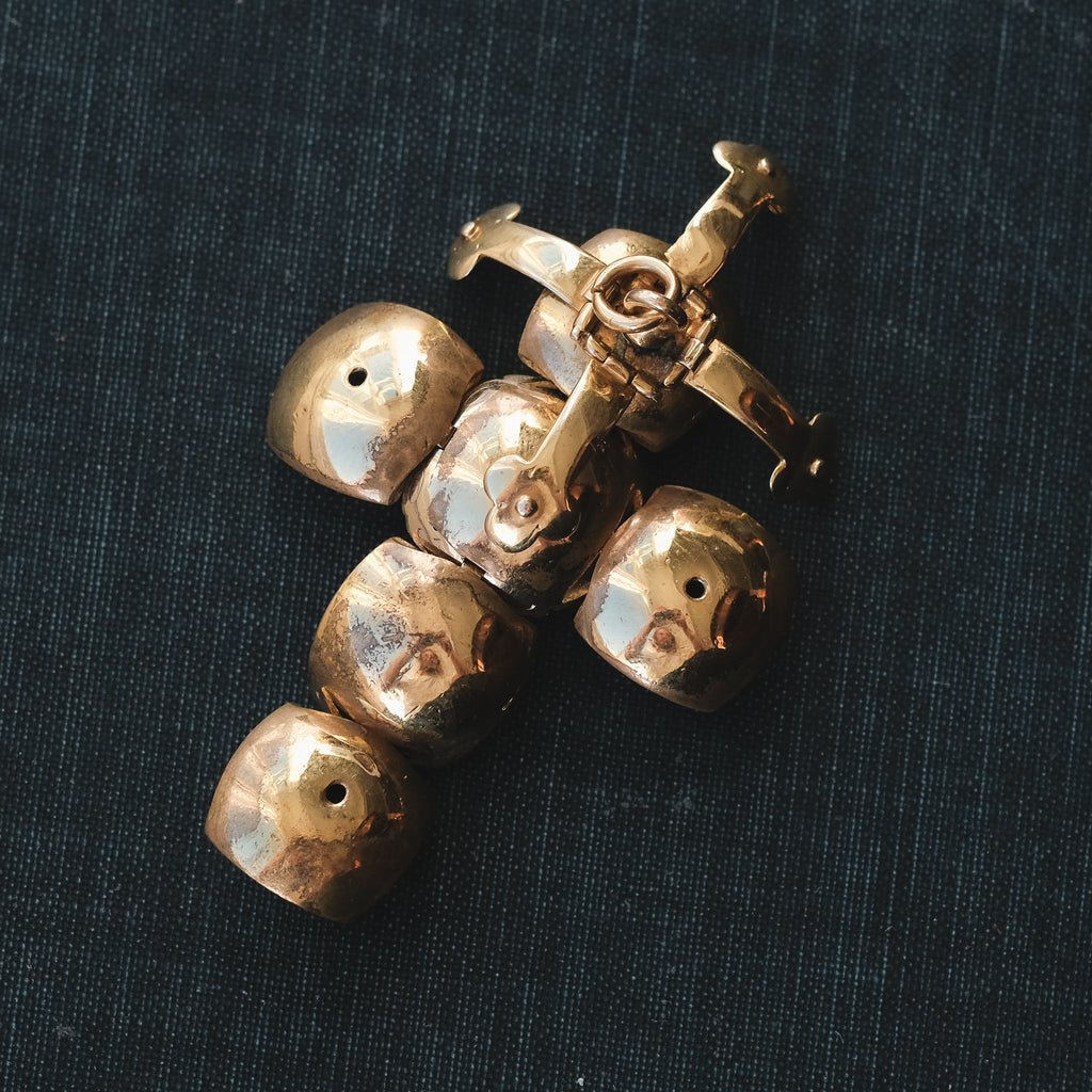 Antique Masonic Ball Pendant - Lost Owl Jewelry