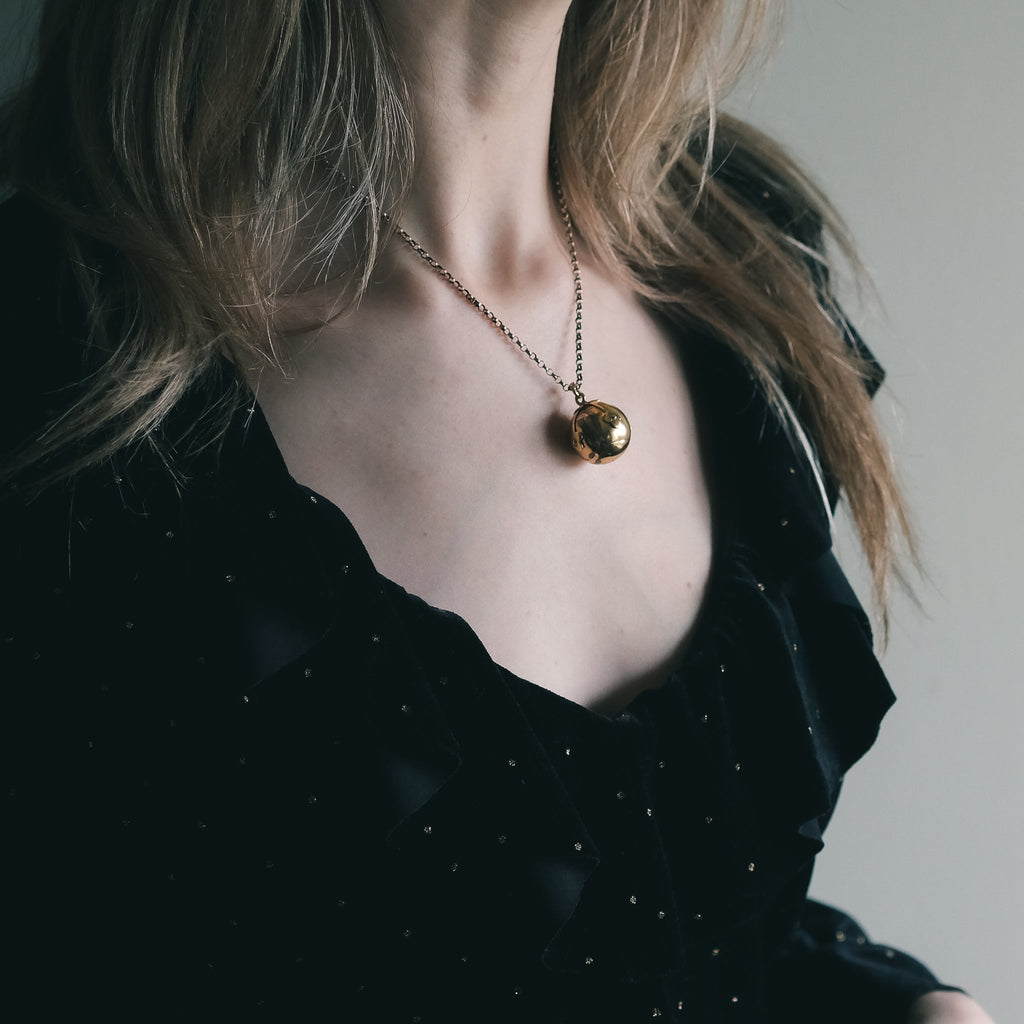 Antique Masonic Ball Pendant - Lost Owl Jewelry