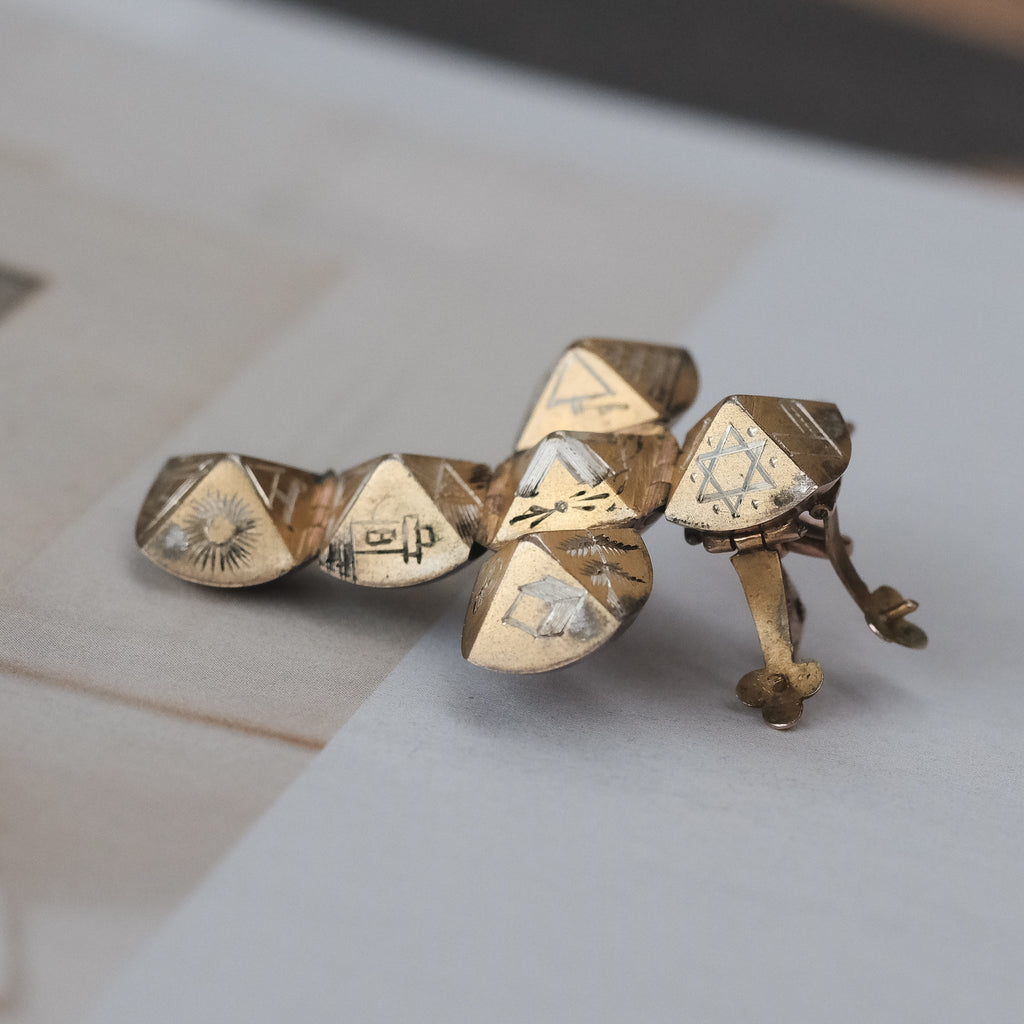 Antique Masonic Orb - Lost Owl Jewelry