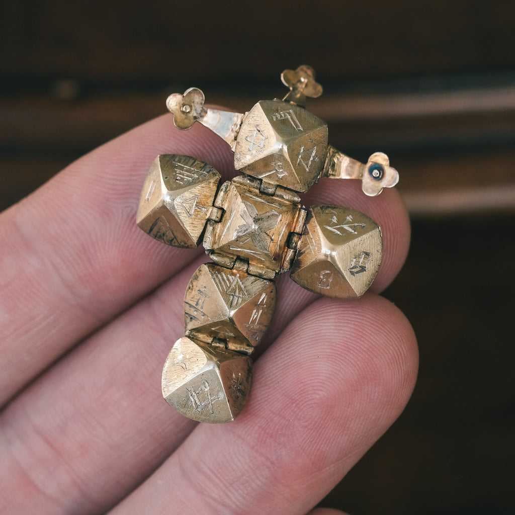 Antique Masonic Orb - Lost Owl Jewelry