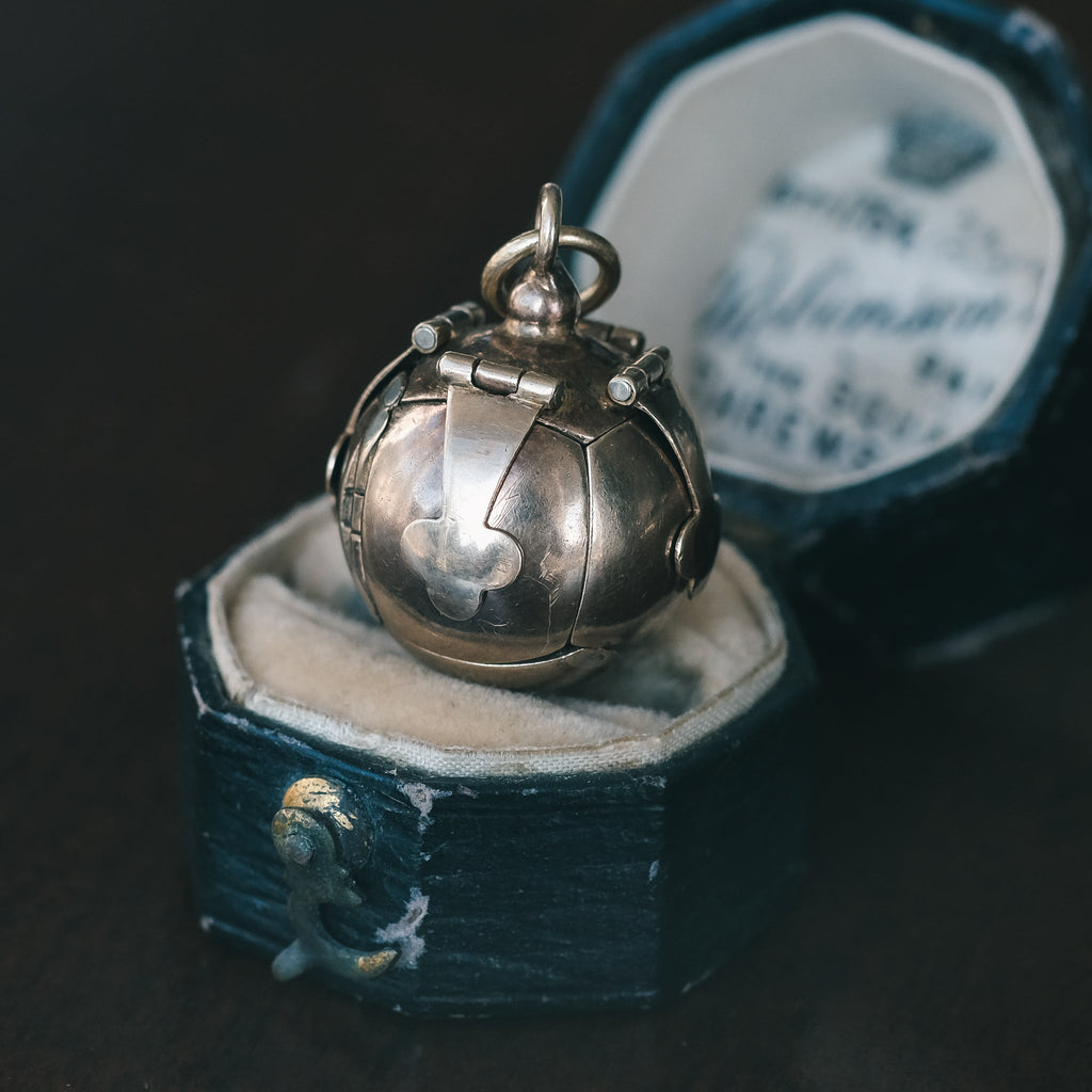 Antique Masonic Orb - Lost Owl Jewelry