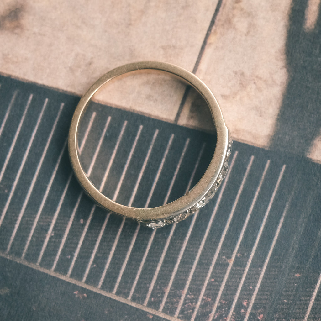 Art Deco Diamond Band - Lost Owl Jewelry