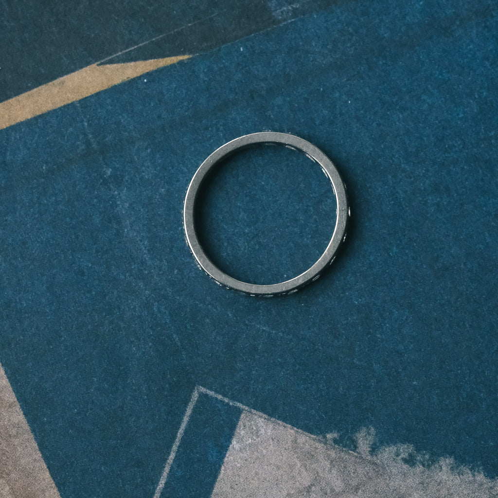 Art Deco Diamond Eternity Ring - Lost Owl Jewelry