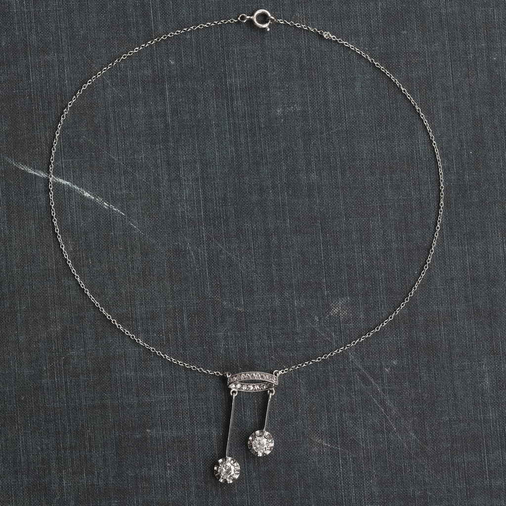 Art Deco Halo Negligee Pendant - Lost Owl Jewelry