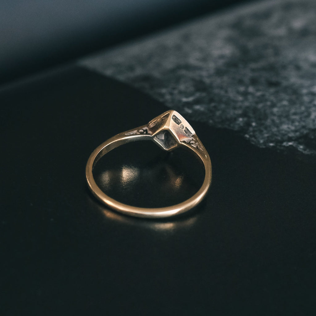 Art Deco Pavé Diamond Ring - Lost Owl Jewelry