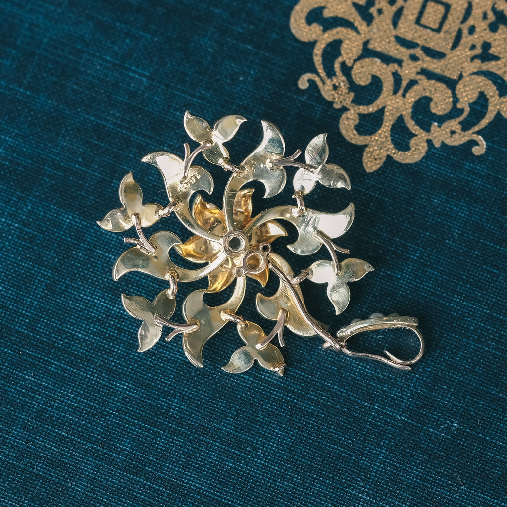 Art Nouveau 'Flora' Pendant - Lost Owl Jewelry