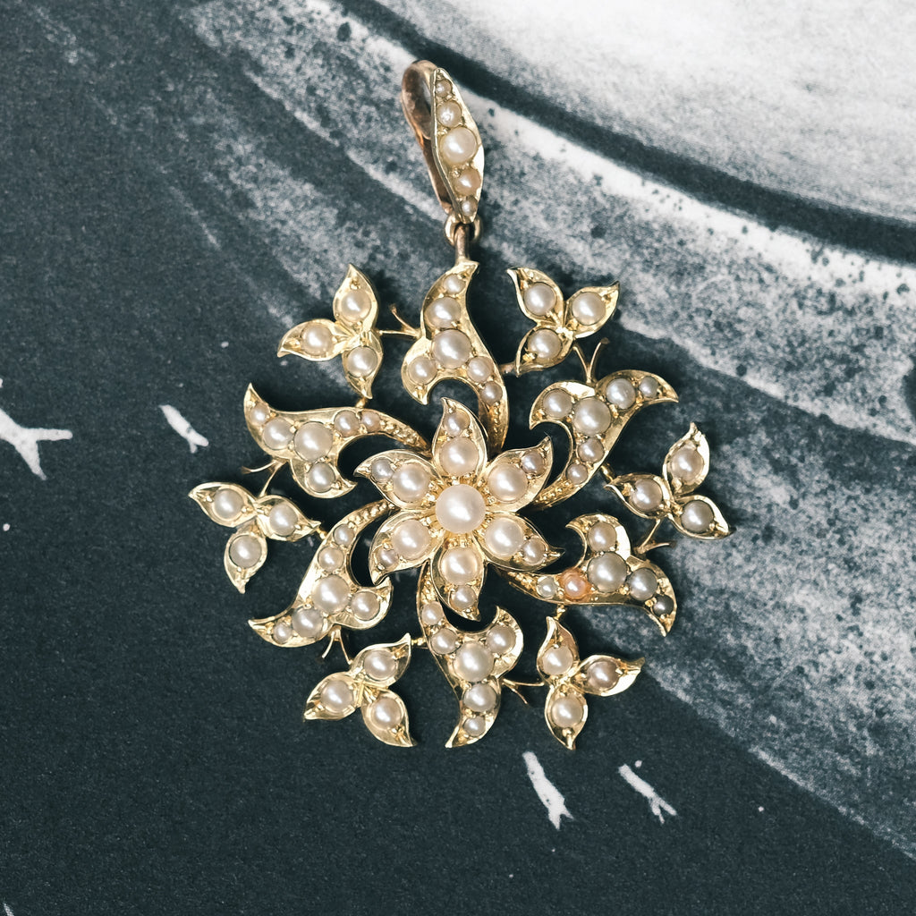 Art Nouveau 'Flora' Pendant - Lost Owl Jewelry