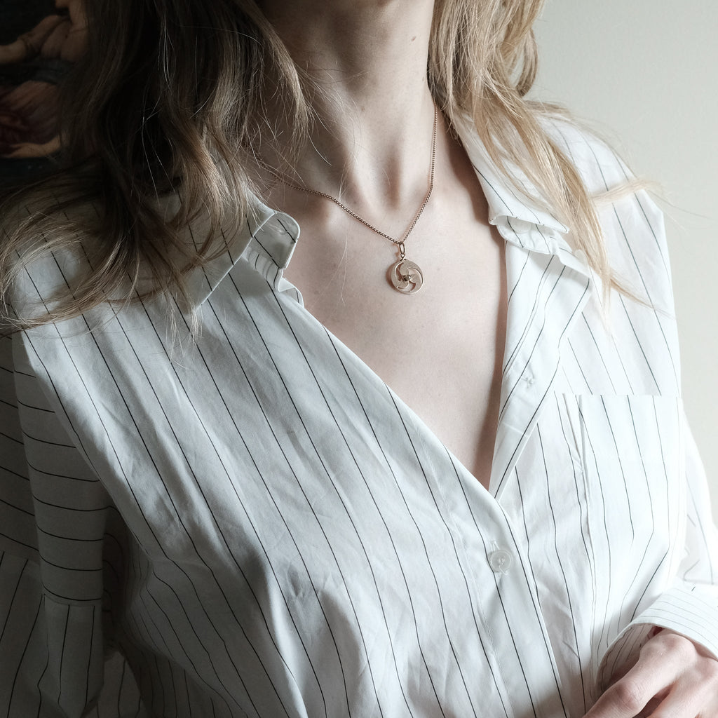  Lamdoo Invisible Cubic Zirconia Pendant Necklace Women