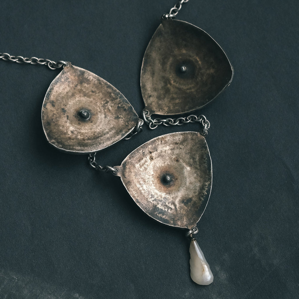 Arts & Crafts Shields Necklace - Lost Owl Jewelry