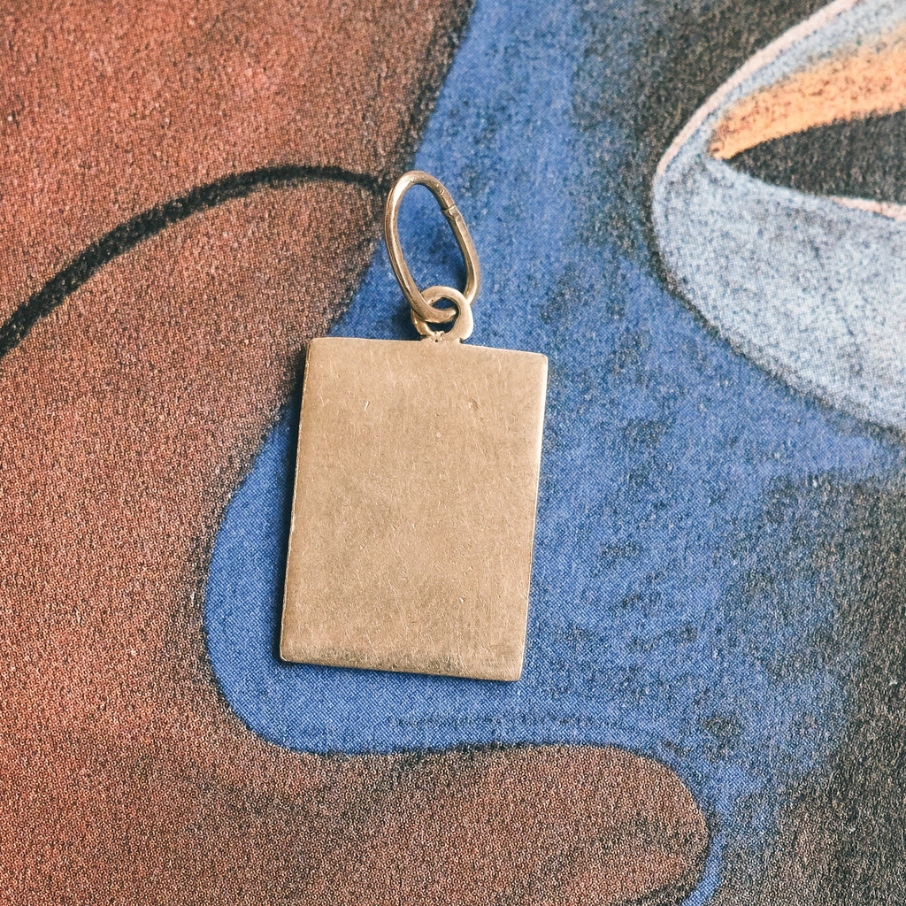 Austrian Enamel Mozart Pendant - Lost Owl Jewelry