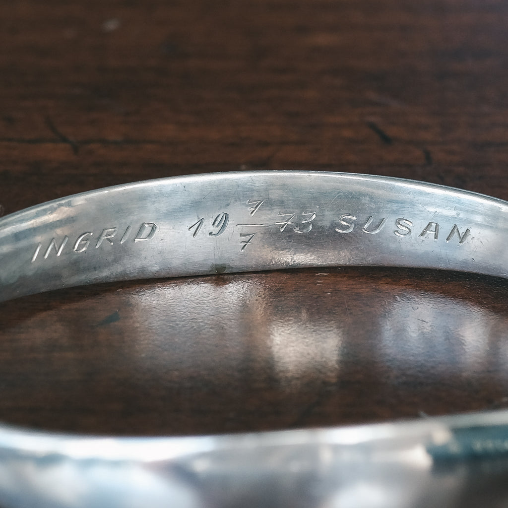 Bjørn Sigurd Østern Silver Bangle - Lost Owl Jewelry