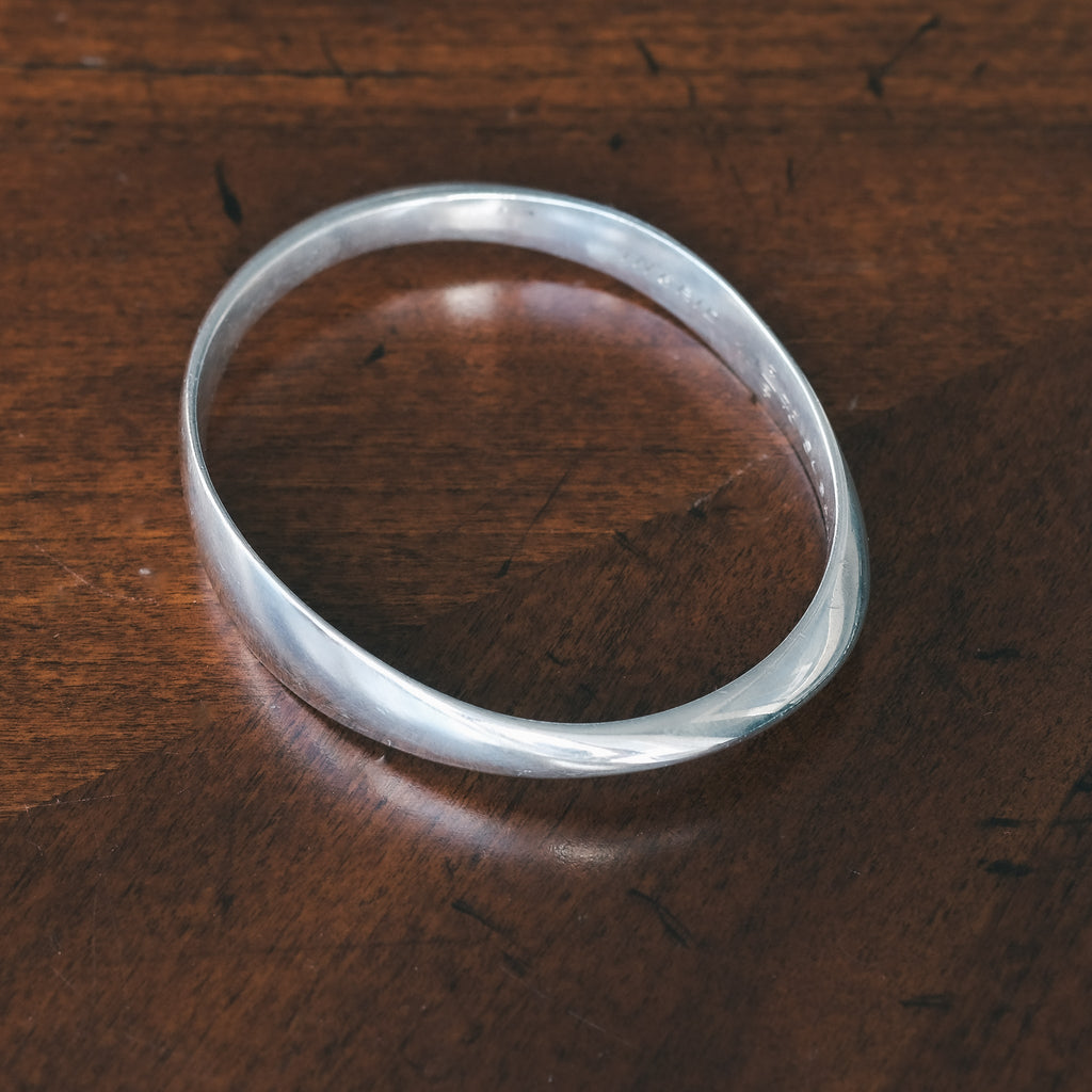 Bjørn Sigurd Østern Silver Bangle - Lost Owl Jewelry