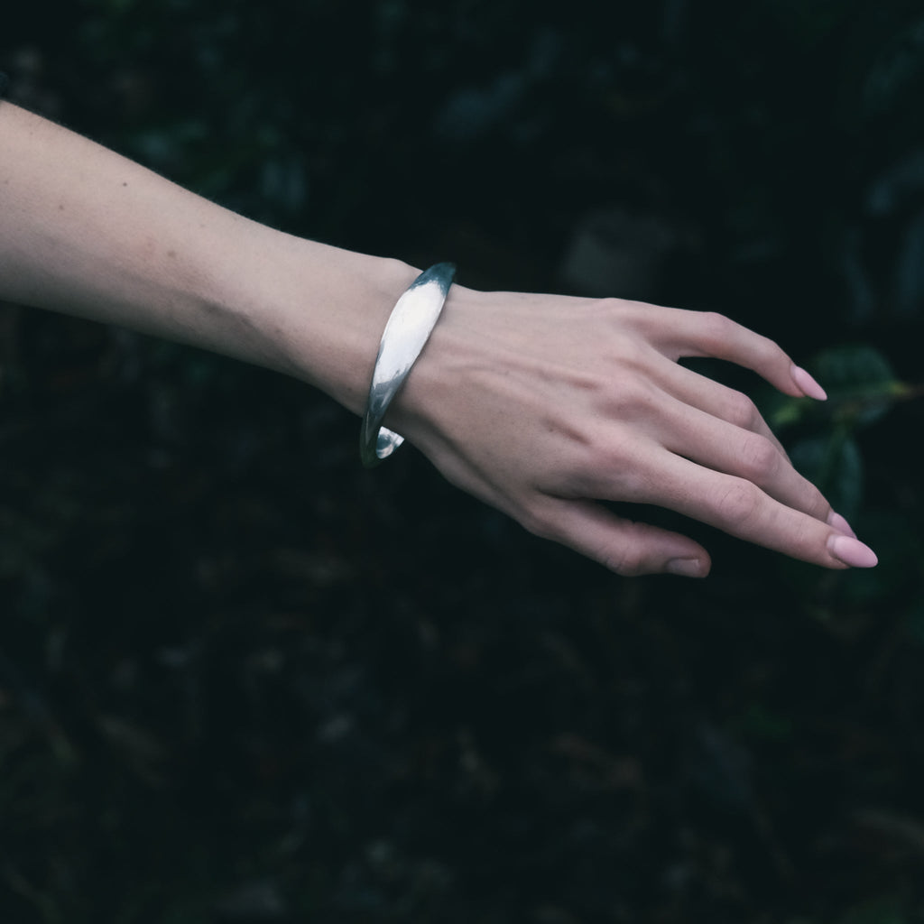 Bjørn Sigurd Østern Silver Bangle - Lost Owl Jewelry