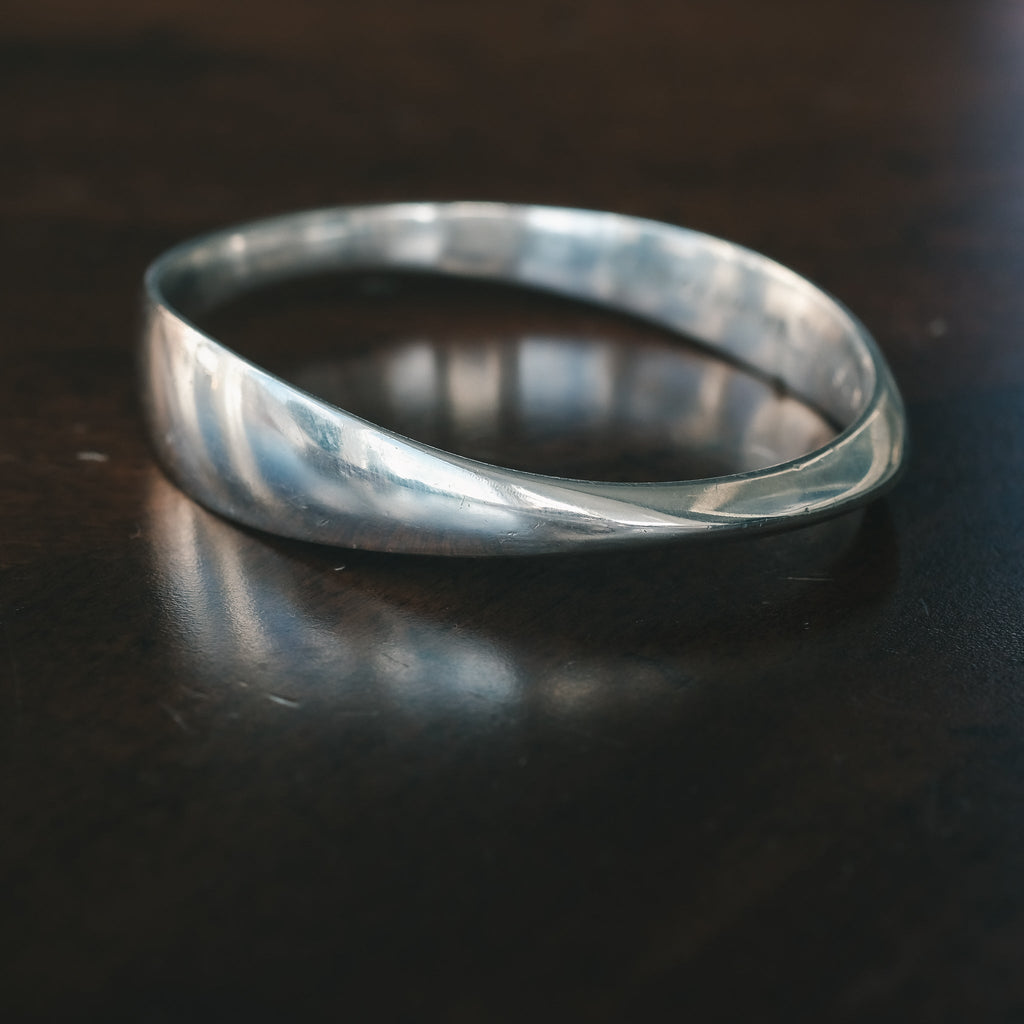 Bjørn Sigurd Østern Silver Bangle - Lost Owl Jewelry