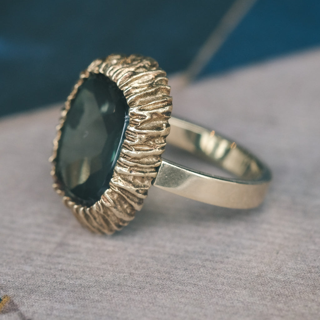 Brutalist Rockpool Ring - Lost Owl Jewelry