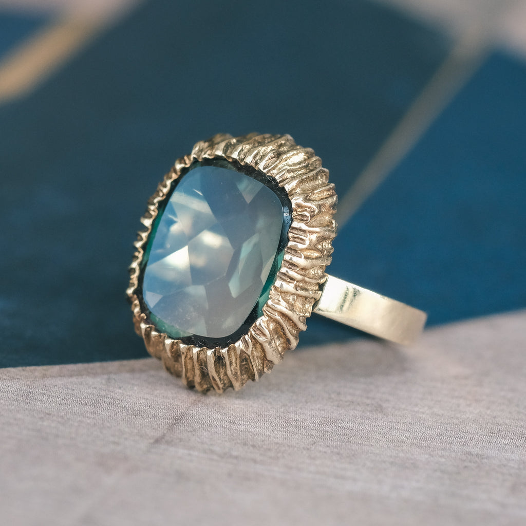 Brutalist Rockpool Ring - Lost Owl Jewelry