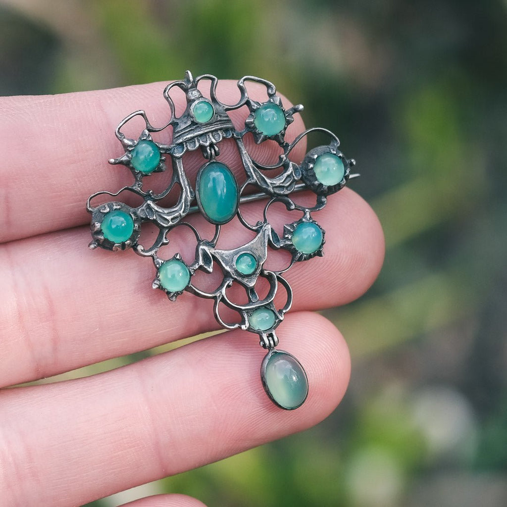 Child & Child Renaissance Revival Brooch - Lost Owl Jewelry