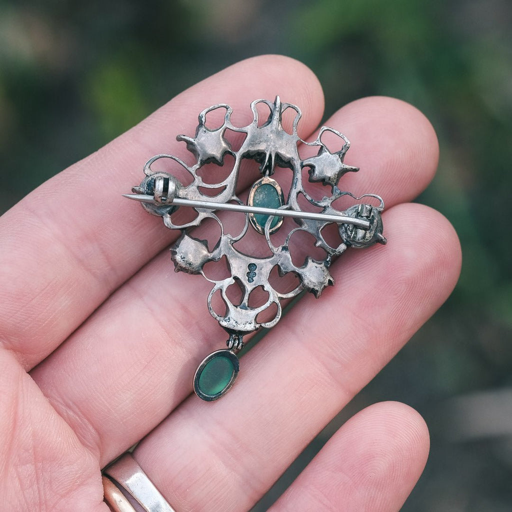 Child & Child Renaissance Revival Brooch - Lost Owl Jewelry