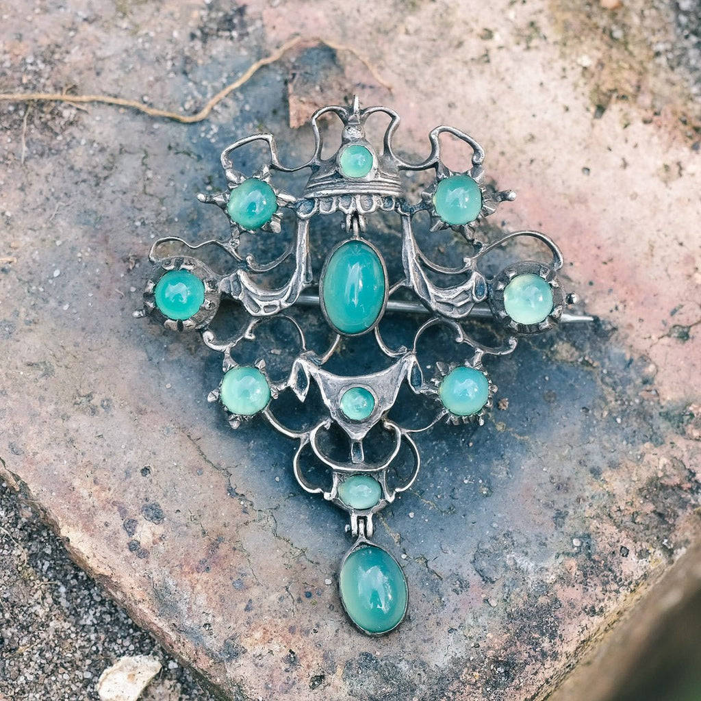 Child & Child Renaissance Revival Brooch - Lost Owl Jewelry