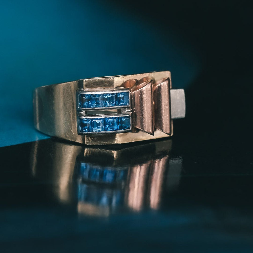 Constructivist Rings Constructivist Tank Ring – Lost Owl Jewelry