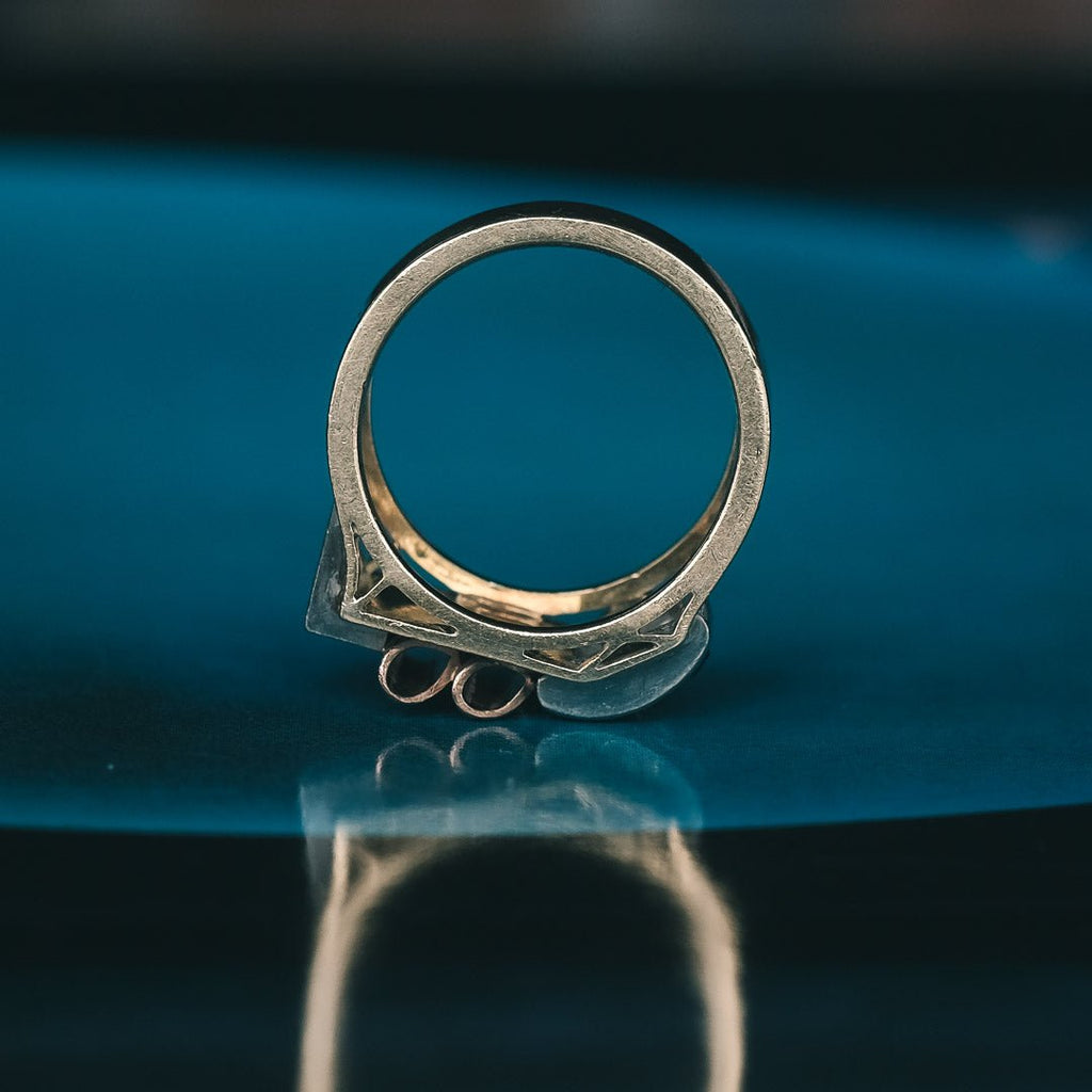 Constructivist Rings Constructivist Tank Ring – Lost Owl Jewelry