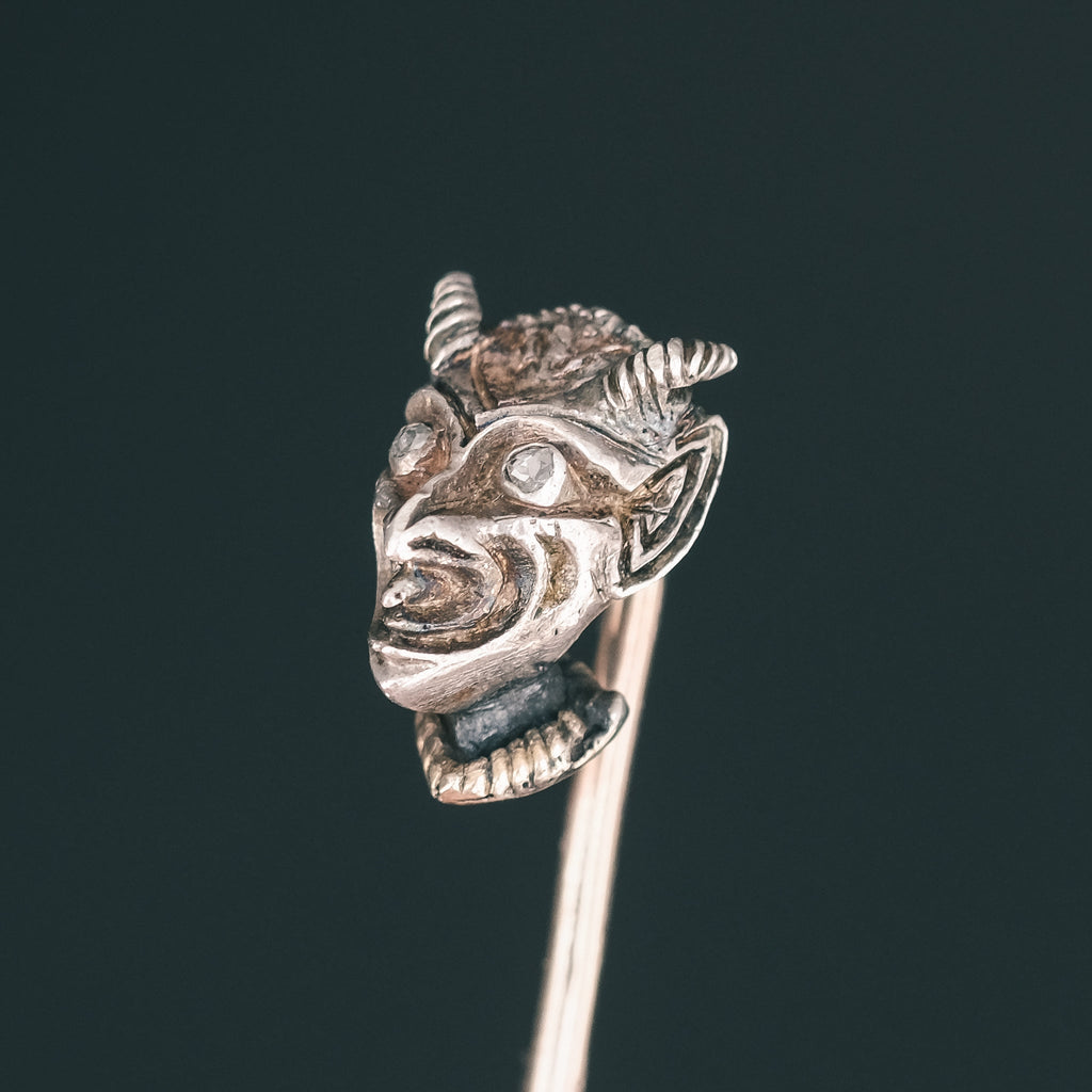 Early Victorian Devil Pin - Lost Owl Jewelry