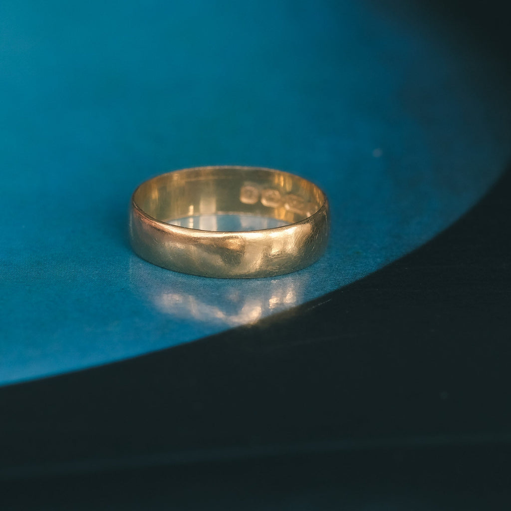 Edwardian 22ct Gold Band - Lost Owl Jewelry