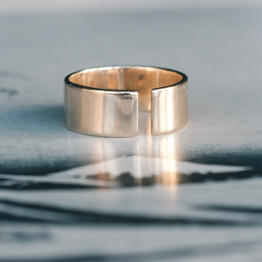 Edwardian Amethyst Cigar Band - Lost Owl Jewelry