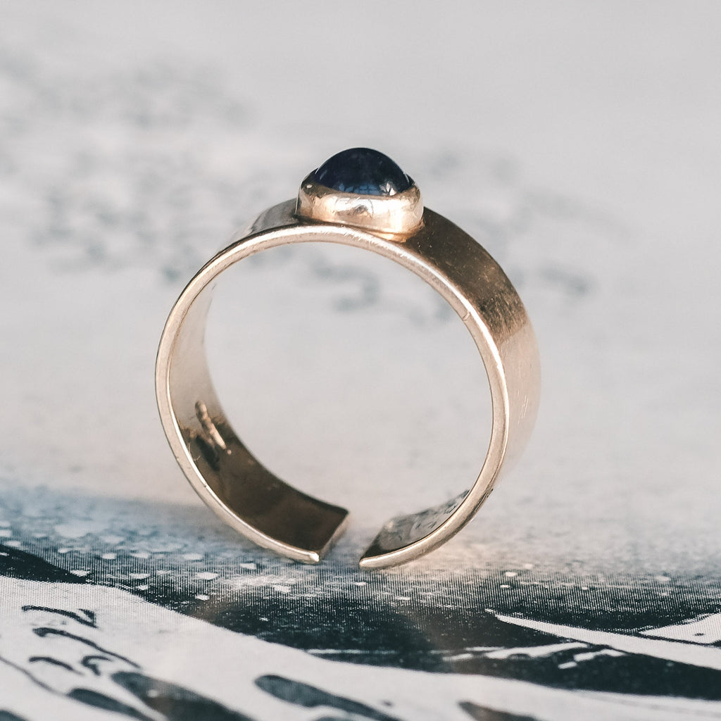 Edwardian Amethyst Cigar Band - Lost Owl Jewelry