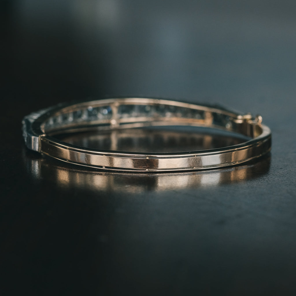 Edwardian Diamond Mega - Bangle - Lost Owl Jewelry