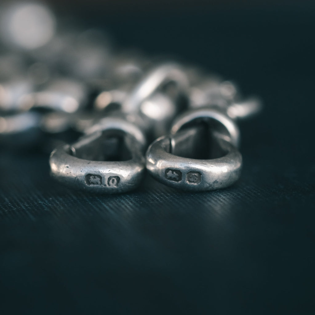 Edwardian Fancy Link Watch Chain - Lost Owl Jewelry