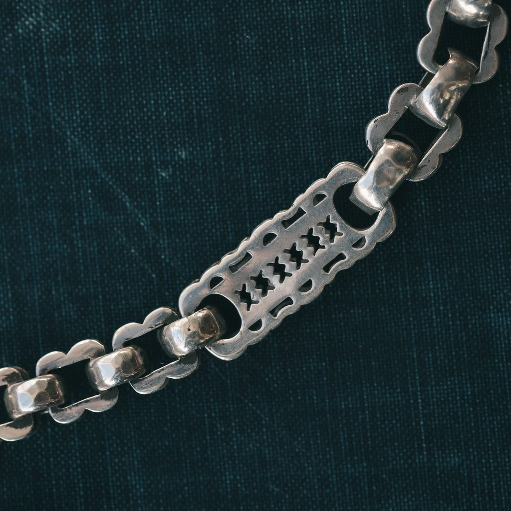 Edwardian Fancy Link Watch Chain - Lost Owl Jewelry