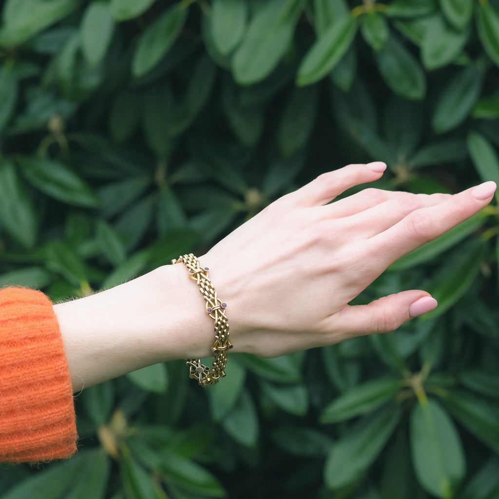 Edwardian Gate Link Bracelet - Lost Owl Jewelry