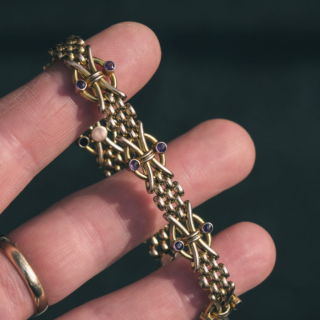 Edwardian Gate Link Bracelet - Lost Owl Jewelry