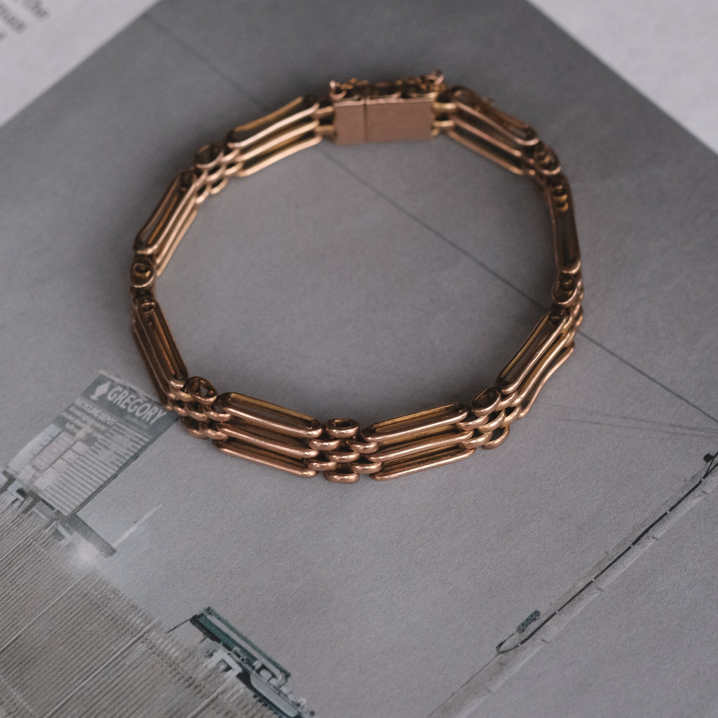 Edwardian Gate - Link Bracelet - Lost Owl Jewelry