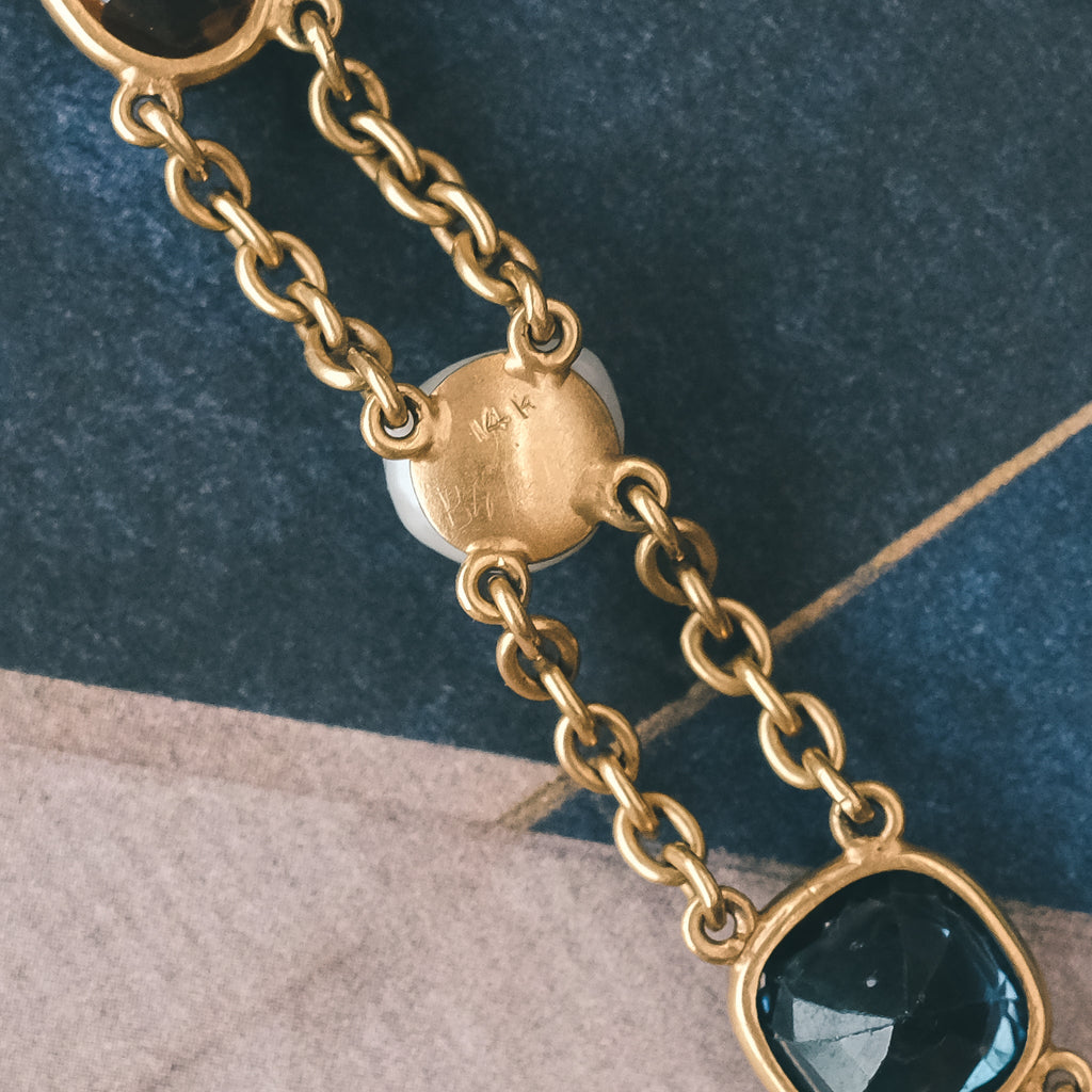 Edwardian Multigem Bracelet - Lost Owl Jewelry