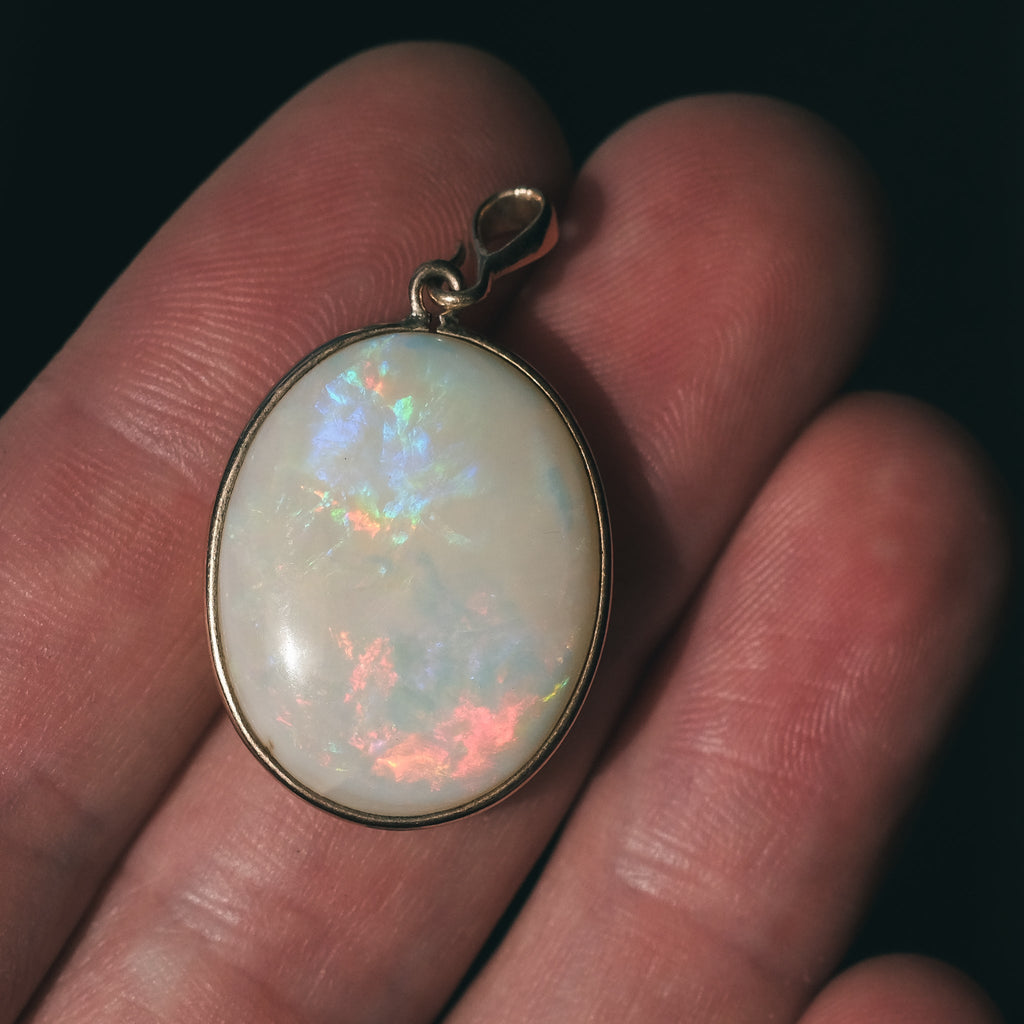 Edwardian Opal Pendant - Lost Owl Jewelry