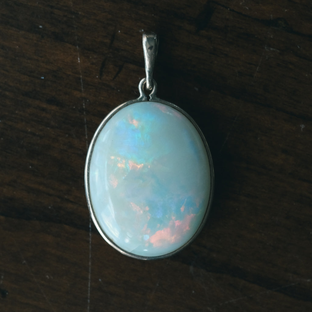 Edwardian Opal Pendant - Lost Owl Jewelry