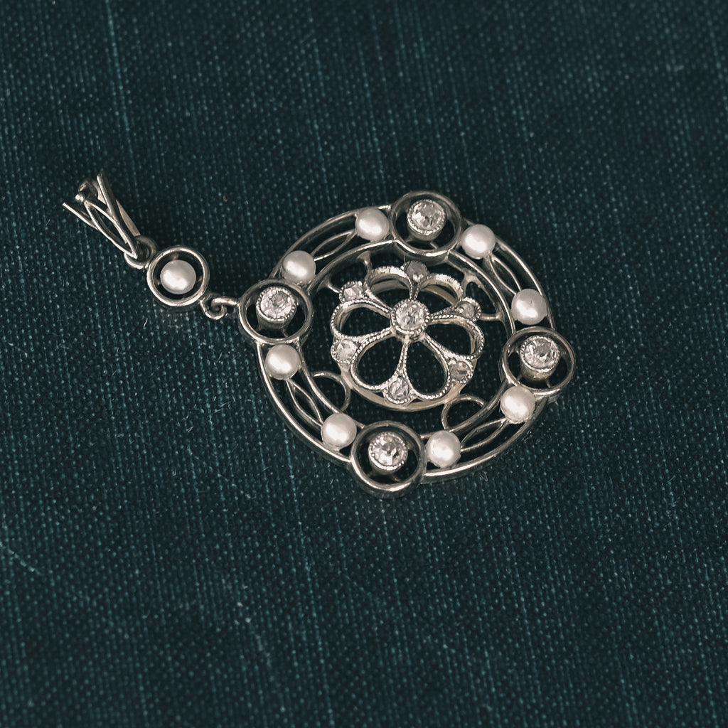 Edwardian Openwork Pendant - Lost Owl Jewelry