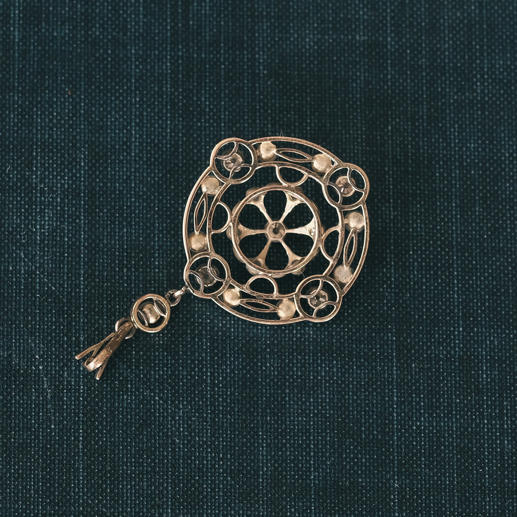 Edwardian Openwork Pendant - Lost Owl Jewelry