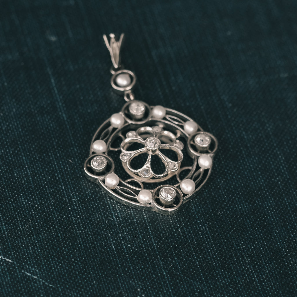 Edwardian Openwork Pendant - Lost Owl Jewelry