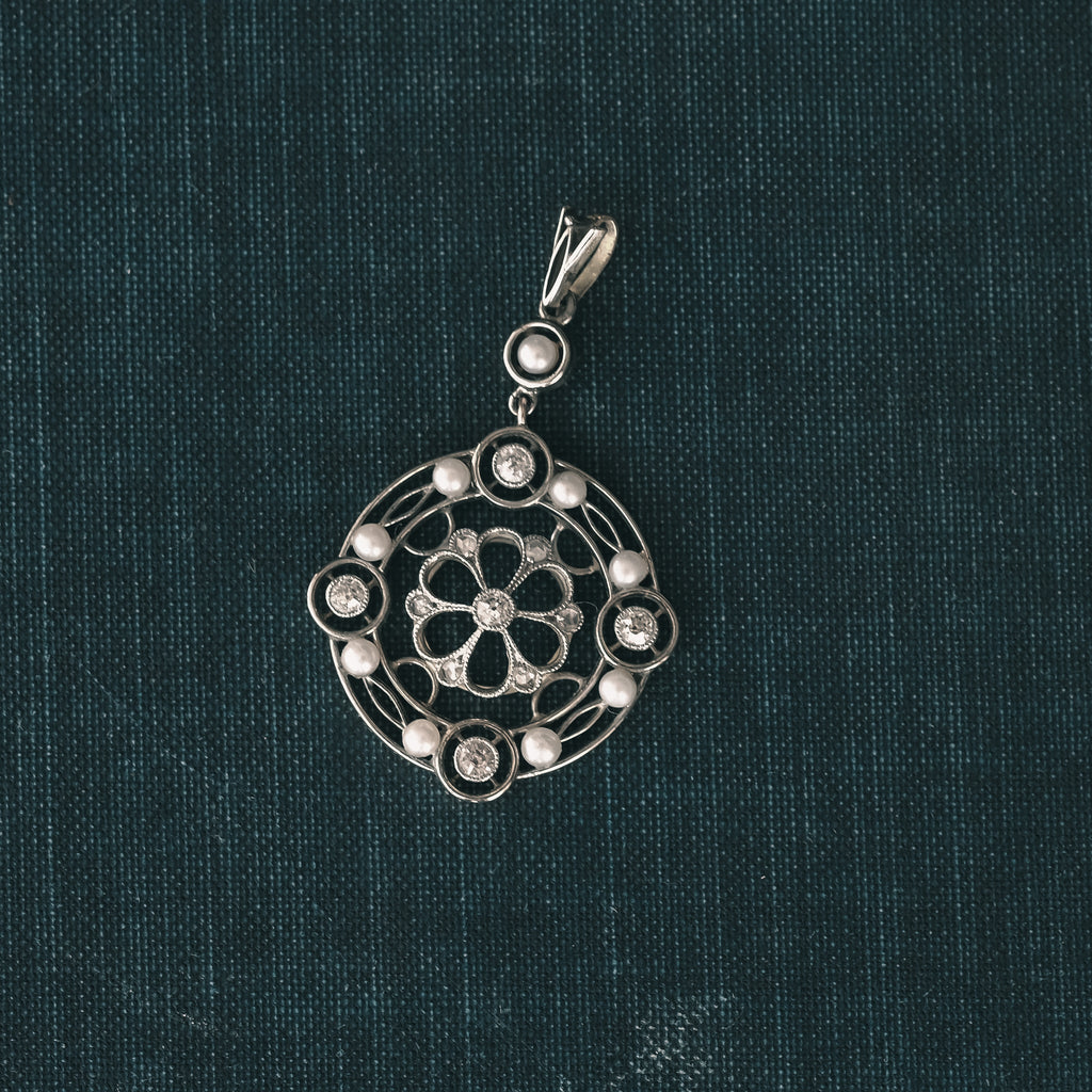 Edwardian Openwork Pendant - Lost Owl Jewelry